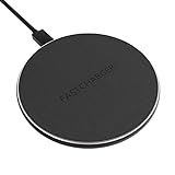 Wireless Charger, Charlore Induktive Ladestation Qi kabelloses Ladegerät für iPhone 13 Pro/12/11/X/XR/8, Samsung Galaxy S21/S20/S10, Note 20/10 Ultra und Huawei P30 etc
