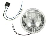 Scheinwerfereinsatz H4, 140mm - für Simson S51, KR51 Schwalbe, SR4-2 Star, SR4-3 Sperber, SR4-4 Habicht, Duo - für MZ ES150