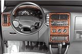 AUTOKLEIDUNG® Cockpit Dekor kompatibel mit Seat Arosa Baujahr 04/1997-01/2001 10 Teile | 3D Wurzelholz Optik