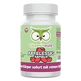 Apfelessig Kapseln - 500mg - hochdosiert - vegan - ohne künstliche Zusätze - Qualität aus Deutschland - Vitamineule®