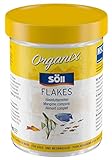 Söll 16135 Organix Flakes 270 ml - Hauptfutterflocken für Zierfische reich an Proteinen, Vitaminen und Spurenelementen für natürliche nährstoffreiche Ernährung von Goldfischen, Guppys & Co.