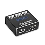 HDMI 2.0 Audio Extractor 4K 60Hz PS5 1080P 120Hz 4:4:4 HDCP 2.2 18 Gbit/s D-olby Vision HDR DE-Embed SPDIF Optical 5.1CH 3.5mm Stereo L/R Audio Breakout Digital Audio EDID Management, Scaler 4k 1080P