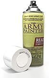 The Army Painter Colour Primer, Matt White 400 ml Grundierung Spray, Primer Spray, Acryllack Spray für Fantasy Model Miniaturen Bemalen und Warhammer Figuren
