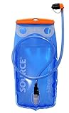 Source Wasserbehälter Widepac Trinkblase, transparent/Blau, 1.5 Liter