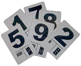 20 Zählkarten 0 bis 20 Vorschule 1. Klasse Lernkarten Kindergarten Zahlenkarten Ziffernkarten