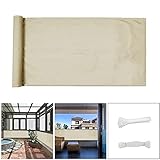 Windschutz für den Außenbereich, Balkon, 90 x 900 cm, wasserdicht, für Terrasse, Hinterhof, Veranda, Grü