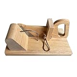 Wurstschneider,Holz Salamischneider Wurst-Guillotine,Schneidemaschine Traditionelle Wurstschneidemaschine,Wurst-Schneidemaschine,für eine Vielzahl von Früchten, Fleisch und Gemü