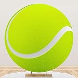 Aoihrraan 230cm Durchmesser Tennis Runden Fotografie Hintergrund Tennis Ball Sport Thema Hintergrund Tennis Gericht Sport Geburtstag Party Kuchen Zerschlagen Kind Erwachsene Mann Jungen Porträt F