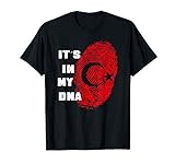 Türkei Türkische Flagge Vintage Its in my DNA Geschenk T-Shirt