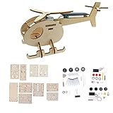 4 Sets 3D Holzpuzzle Flugzeug Hubschrauber Bagger Rennwagen Modellbausatz, Holz 3D Puzzles Modellbausätze Denksportaufgaben für Erwachsene und Kinder