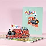 BESTORI Grußkarten 3D Pop Up Geburtstagskarte Alles Gute zum Geburtstag 3D Bday karte Geburtstags Karte für Freunde Kinder, 2St