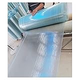 Transparente Polycarbonat-Abdeckung für Garten, Gewächshaus, Vordach, Markise, leicht zu biegen und zu schneiden, Pergola, Balkon, Windschutzscheibe, 100 x 180