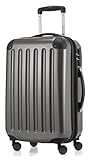 HAUPTSTADTKOFFER - ALEX - Handgepäck Hartschalen-Koffer Trolley Rollkoffer Reisekoffer, 4 Doppel-Rollen, 55 cm, 42 L, T