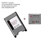 STElectronic PCMCIA Adapter mit CompactFlash Speicherkarte 8GB für Mercedes Bediensystem COMAND APS* PCMCIA-Adapter APS Code 527 513 - inklusive CF Speicherkarte 8 Gigabyte - 8 GB