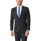 Haggar Herren Premium Slim Fit Anzug, separat Anzugjacke, Anthrazitfarbener Mantel, 52