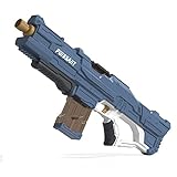 JJIIEE Elektrische Spritzpistole, 800 ml automatische Wasserpistole mit hoher Kapazität, Spritzpistolenreichweite bis zu 50 Fuß, für Sommer-Pool-Party-Strand im Freien(59.5cm,Blue)