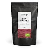 Yummy Organics BIO Chai Masala 100 g / Tee Mischung für Chai Latte / Chai Gewürzmischung, fair gehandelt & handmade