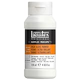 Liquitex 126604 Professional Hochglänzender Firnis, Fixativ für Acrylfarben, glänzender Oberflächenschutz, 118 ml Flasche