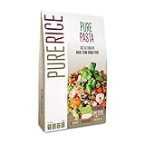 PurePasta Bio - Konjakpasta - Spaghetti, Nudeln, Reis, Fettuccine - Paket mit 10 (Reis)