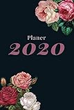 Planer 2020: Januar bis Dezember 2020, schönes Notizbuch-Design, Kalender Wochen- und Monatsplaner, 1 Woche auf einer Doppelseite, A5 Format (Bürobedarf)