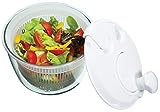 KitchenCraft Mini-Salatschleuder, Kunststoff, in Geschenkbox, 19 cm