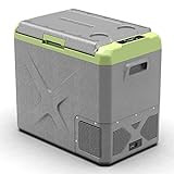 Alpicool X50 50 Liter Kühlbox 12V tragbarer Kühlschrank elektrische Gefrierbox klein Gefrierschrank für Auto camping, Lkw, Boot und Steckdose mit USB-Anschluss