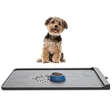 Napfunterlage Hund, Napfunterlage Katzen, wasserdichte Hunde Futtermatte rutschfeste Katzen Futtermatte Silikon Haustierfutter Matte