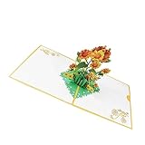 Lurrose 3d-grußkarte Künstlich Grußkarten Jumbo Dekorationen Quinceanera-karte Girlande Explodierende Geburtstagskarte Grußkarte Original Blumen Grußkarte Zum Geburtstag Pap