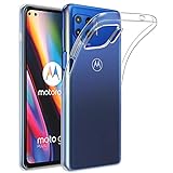 32nd Klare Gel Series - Crystal Clear Gel Ultra Dünn Schutzhülle Case Silikon für Motorola Moto G 5G Plus (2020), Durchsichtige Backcover Handyhülle TPU Hülle - Transparent
