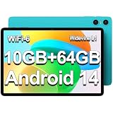TECLAST P30 Android 14 Tablet 10+ Zoll Tablett, 10GB RAM+64GB ROM(4TB TF), Octa Core CPU Tablet Pcs, 2.4G+5G WLAN,1280x800 IPS, Widevine L1/GMS/AI-Kamera/6000mAh/BT5.4/Typ- C/TUV/3.5MM Jack/OTG [2025]