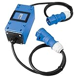 as - Schwabe MIXO Strom/Zwischenzähler MID-konformer Stromzähler mit Rücklaufsperre zur Reduzierung der EEG-Umlage Zwischenstecker Box CEE-Stecker & CEE-Kupplung 3-polig IP44 Made in Germany 61748