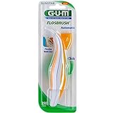 GUM Flosbrush Automatic Zahnseidenhalter, 3er Vorteilspack (3 Stück)