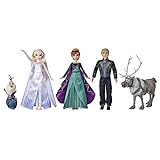 Disney Die Eiskönigin 2 Das große Eiskönigin II Finale Set, Anna, Elsa, Kristoff, Olaf und Sven mit Outfits und Accessoires, ab 3 Jahren