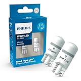 Philips Ultinon Pro6000 W5W T10 LED-Fahrzeugbeleuchtung mit Straßenzulassung, 6.000K, modellspezifische Zulassung als Standlicht/Parklicht/Positionslicht, universell einsetzbar im Fahrzeug