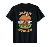 Burger Kawaii Anime Japanisches Hamburger Sushi Fuji Shinkansen T-Shirt