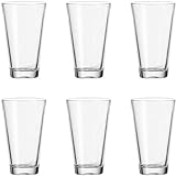 Leonardo Ciao Trink-Gläser, 6er Set, spülmaschinengeeignete Wasser-Gläser, Trink-Becher aus Glas, Saft-Gläser, Getränke-Set, 300 ml, 012674