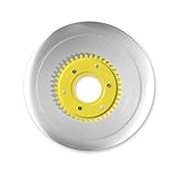Schinkenmesser elektrolytisch poliert gelb für RITTER Multischneider compact 1, markant 01, markant 05 / Allesschneider / Messer / Ersatzmesser / Aufschnittmesser