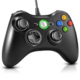 Gezimetie Game Controller für Xbox 360, USB Controller mit Kabel Wired Gamepad Joypad Joystick für Microsoft Xbox 360 PC Windows 7/8/10/XP