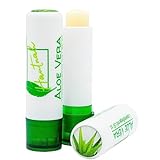 kda Aloe Vera Lippenpflegestift mit LSF 20, Sheabutter und Vitamin E | Lipbalm Bienenwachs