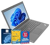 Lenovo ThinkPad T440 UltraBook 14 Zoll Laptop Intel Core i5-4200U@ bis zu 2,6 GHz 4 GB 128 GB SSD mit Windows 11 Pro & GRATIS Antiviren-Software inkl. 12 Monate Garantie