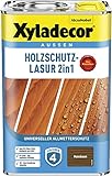 Xyladecor Holzschutzlasur 4 l Außen Imprägnierung Holzschutzmittel (Nussbaum)