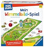 Ravensburger ministeps 4175 Mein Wimmelbild-Spiel, Erstes Spiel zum Tiere-Suchen und Zählen-Lernen, Mit mitwachsendem Spielplan, Spielzeug ab 2 Jahre