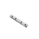 GARDINIA Schienenverbinder für Aluminium-Vorhangschiene Lucy, Kunststoff, Weiß, 1 Stück