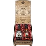Psycho Juice Dark Arts Collection Holz-Duo-Geschenkbox | 70% Ghost Pepper | Extreme Chilisauce | 148 ml | Hot Sauce Geschenkset