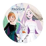 Dekora 236041 Disney Frozen II Tortenaufleger aus zuckerfreiem Esspapier-20 cm, Mehrfarbig, 20 cm