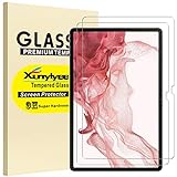 XunyLyee [2 Stück] Kompatibel mit Samsung Galaxy Tab S8 Plus Panzerglas, Einfache Installation Gehärtetem Glas Displayschutz für Galaxy Tab S7 Plus/Galaxy Tab S7 FE (12,4 Zoll)