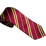 Zarupeng Herren Schmale Streifen Krawatten Seide Business Anzug Jacquard Gewebte Krawatten (One Size, Rot)