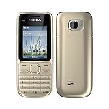 Nokia C2-01 Warm Silver Silber Handy (ohne Simlock, ohne Branding)