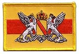 Aufnäher Patch Flagge Deutschland Großherzogtum Baden - 8 x 6 cm