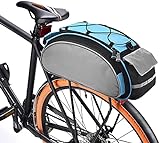 GCX Dekoration Mountainbike Rückenständer Fahrradtasche Regal Tasche Mountainbike Rücksitztasche Sport Radfahren Tasche Einfach (Color : Light Blue -15.75 x 8.27 x 6.3)